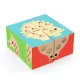 Obrázkové kocky zvieratiek. 4 drevené kocky a 6 puzzle. 