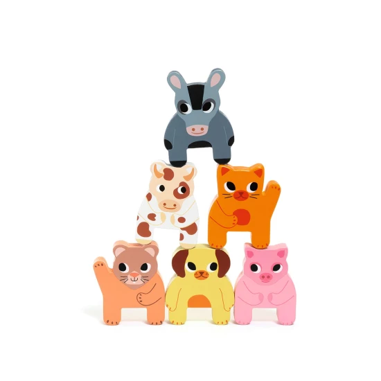 Ťahací vláčik Farma