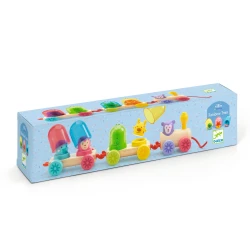 Drevený dúhový vlak