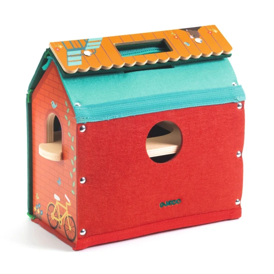 Drevený domček so zvieratkami SoftiHouse