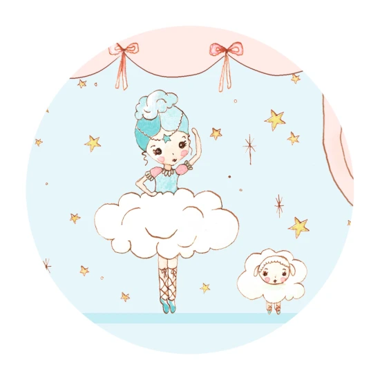 Hracia skrinka s 3 zásuvkami Balerína na pódiu