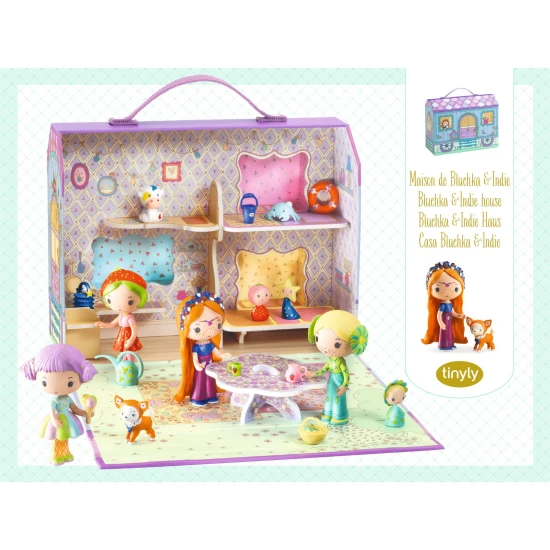 Tinyly figúrky Bluchka & psík Indie v maringotke