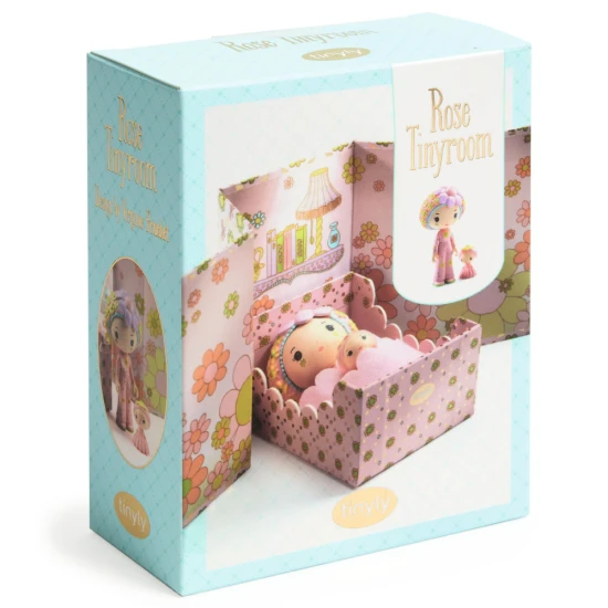 Tinyly figúrky pre deti – Rose & Kvetinka s ilustrovanou krabičkou