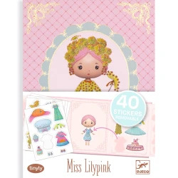 Tinyly odnímateľné samolepky Miss Lilypink