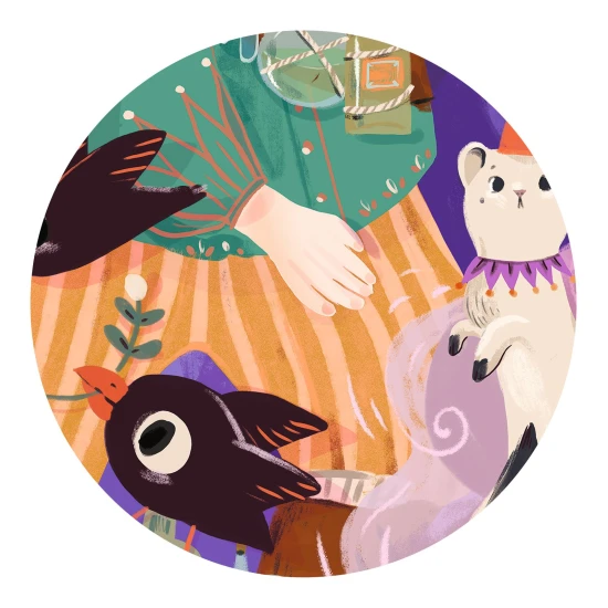 Obrovské puzzle Čarodejník Pio 36 ks