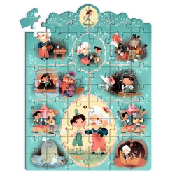 Rozprávkové puzzle Pinocchio 54 ks
