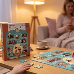 Rozprávkové puzzle Pinocchio 54 ks