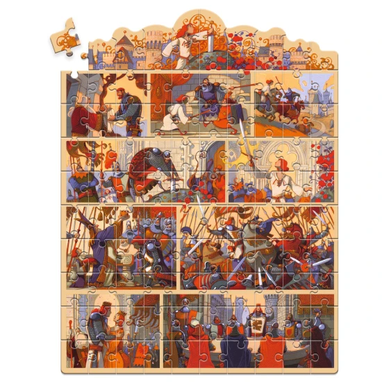 Rozprávkové puzzle Kráľ Artuš 100 ks