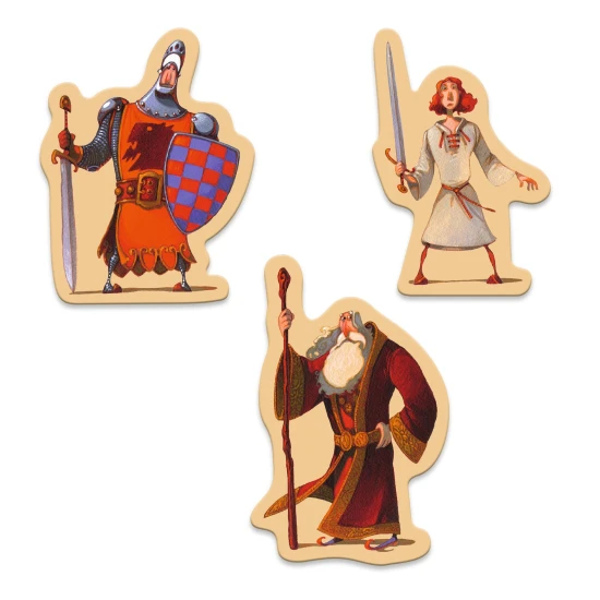 Rozprávkové puzzle Kráľ Artuš 100 ks