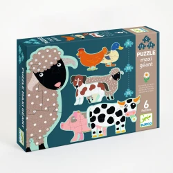 Obrovské puzzle Zvieratká