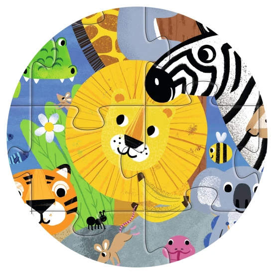 Obrovské vzdelávacie puzzle Džungľa 54 ks