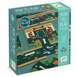 Pop to play puzzle Skladacia dráha pre autíčka