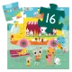 Puzzle Pojazdná zmrzlináreň 16 ks