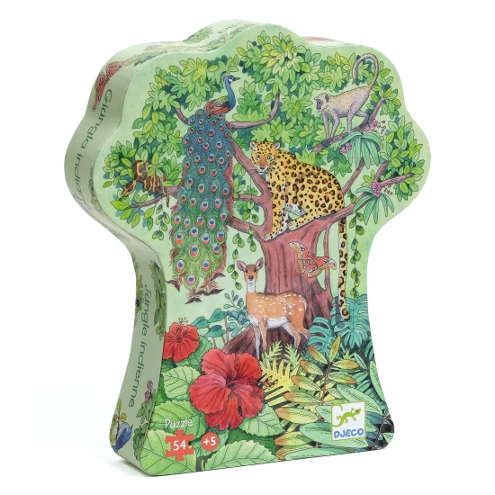Djeco Puzzle Indická džungľa 54 dielikov