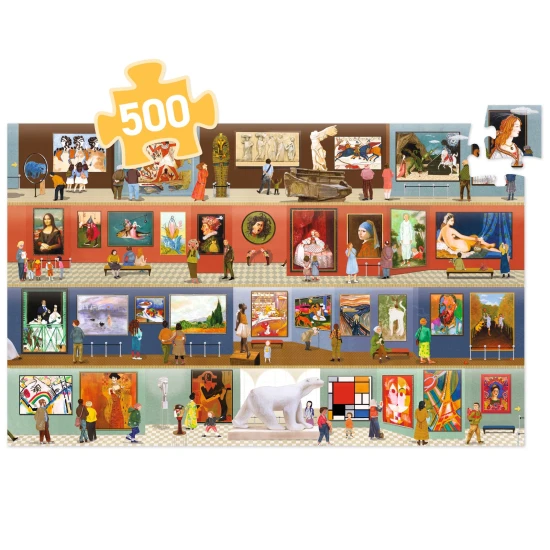 Djeco Puzzle V múzeu 500 dielikov DJ07415