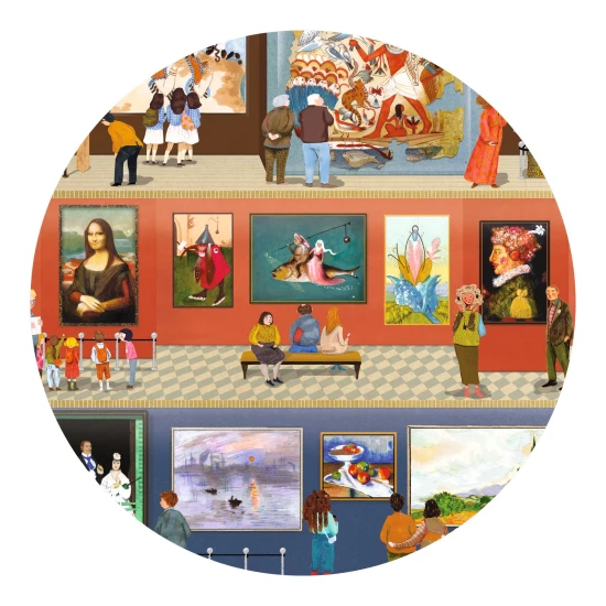 Djeco Puzzle V múzeu 500 dielikov DJ07415