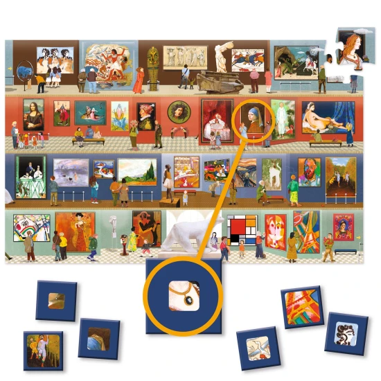Djeco Puzzle V múzeu 500 dielikov DJ07415