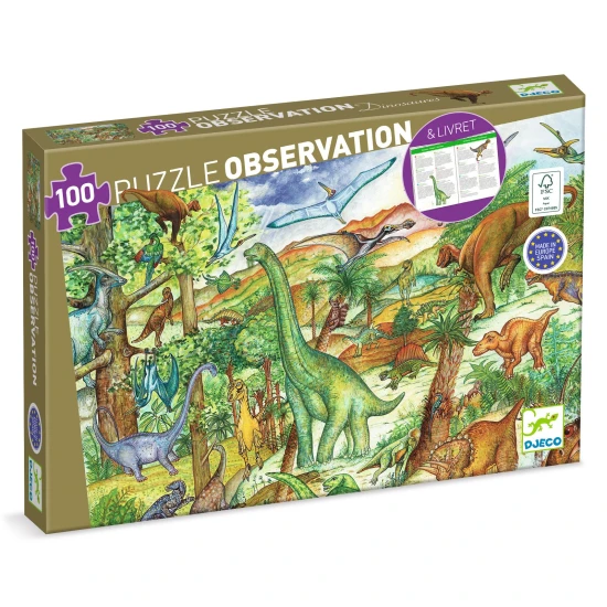 Objavovacie puzzle Dinosaury 100 ks