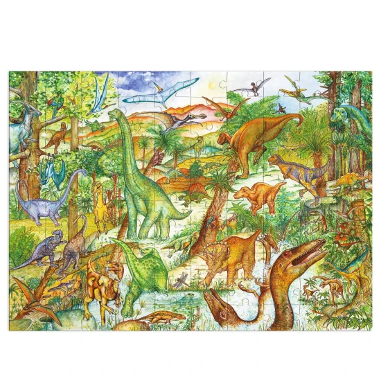 Objavovacie puzzle Dinosaury 100 ks