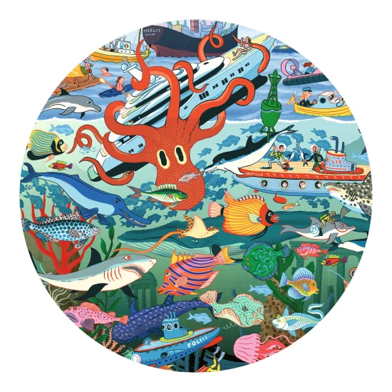 Objavovacie puzzle Tajomstvá mora 200 ks