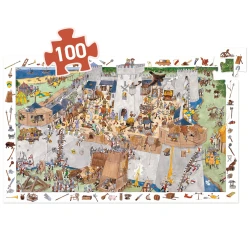 Objavovacie puzzle Opevnený hrad 100 ks