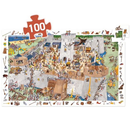Objavovacie puzzle Opevnený hrad 100 ks