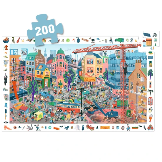 Objavovacie puzzle Mesto 200 ks
