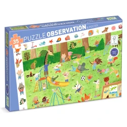 Objavovacie puzzle Záhradka malých priateľov 35 ks