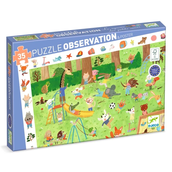Objavovacie puzzle Záhradka malých priateľov 35 ks