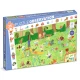Objavovacie puzzle Záhradka malých priateľov 35 ks