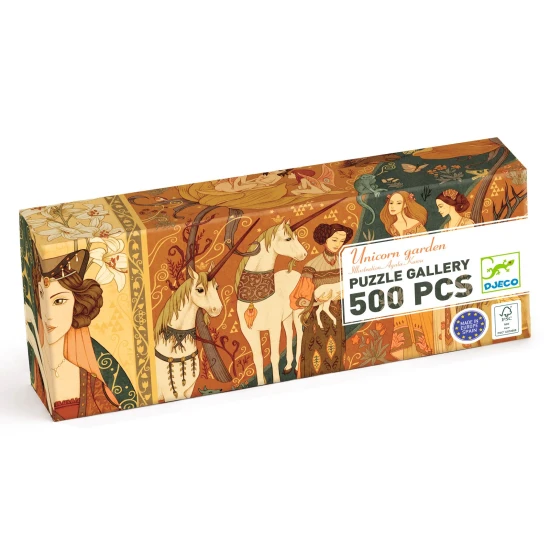 Puzzle Galéria Záhrada s jednorožcom 500 ks
