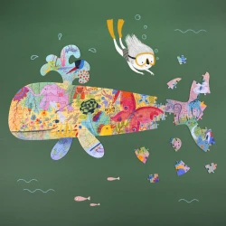 Umelecké puzzle Veľryba 150 ks