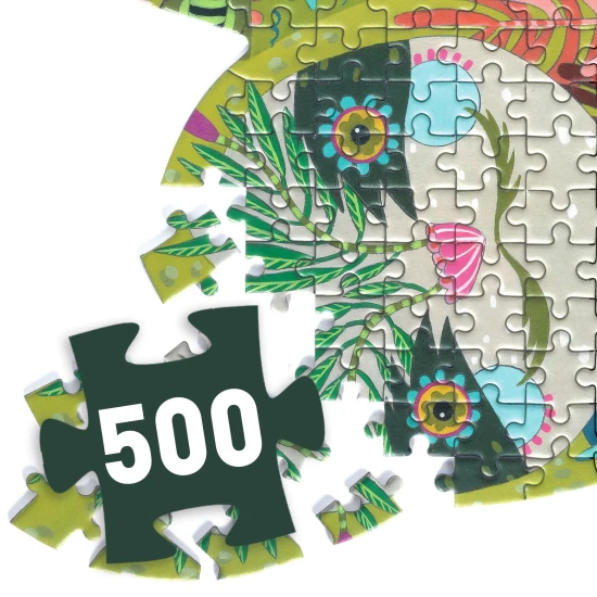 Umelecké puzzle Leňochod 500 ks