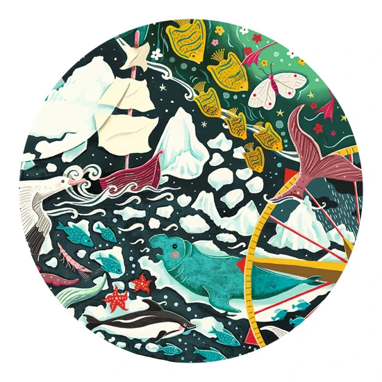 Umelecké puzzle Tučniak 150 ks