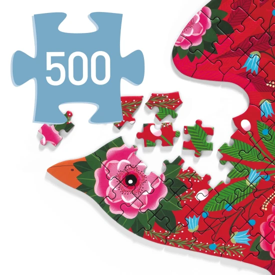 Umelecké puzzle Vták 500 ks