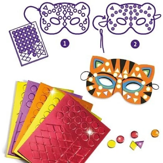 DIY Vyrob si sám Masky Zvieratá z džungle