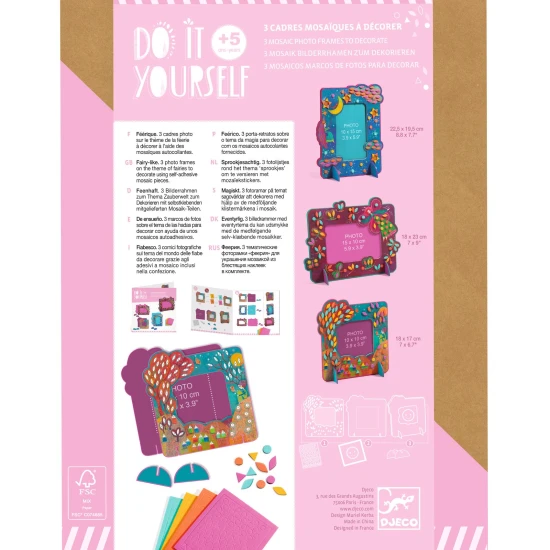 DIY Vyrob si sám Fotorámiky z mozaiky Víly