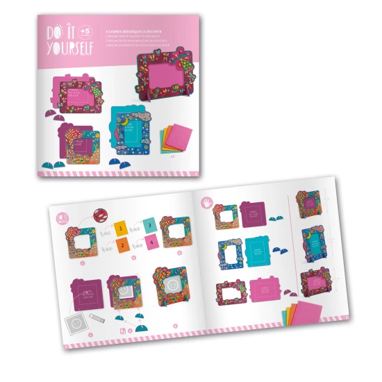 DIY Vyrob si sám Fotorámiky z mozaiky Víly