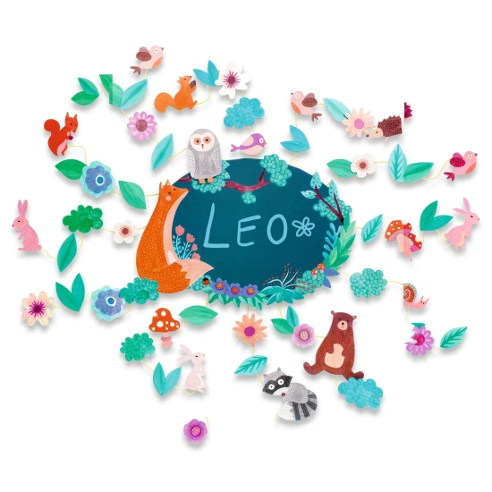 DIY Vyrob si sám Zotierateľná tabuľka V lese