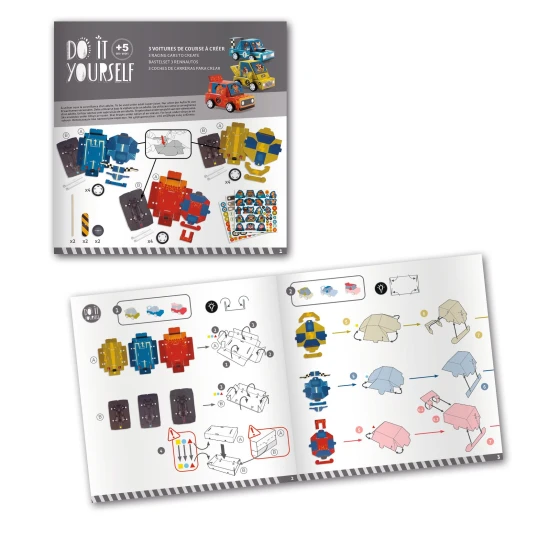 DIY Vyrob si sám Grand prix 3 pretekárske autá