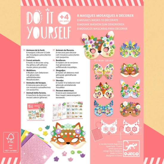 DIY Vyrob si sám Zvieracie škrabošky