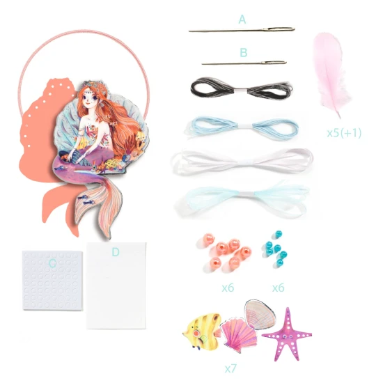 DIY Kreatívna sada Lapač snov Morská víla