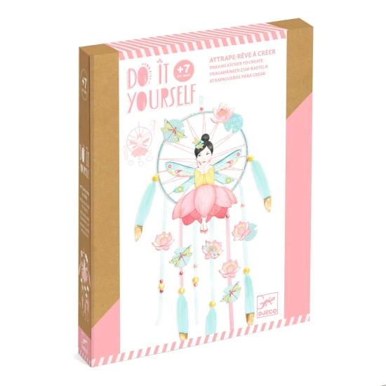 DIY Vyrob si sám Lapač snov Dievča v lotuse