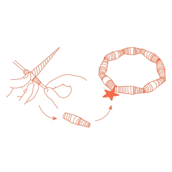 DIY Kreatívna sada Pestré náramky 35 ks