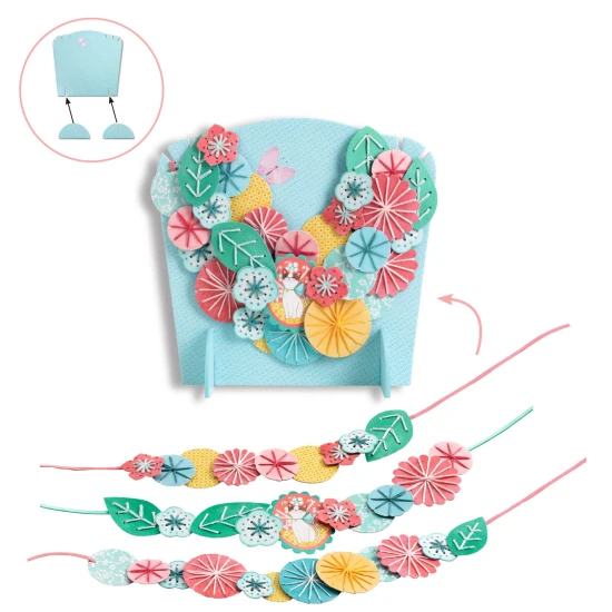 DIY Kreatívna sada Kvetinový náhrdelník