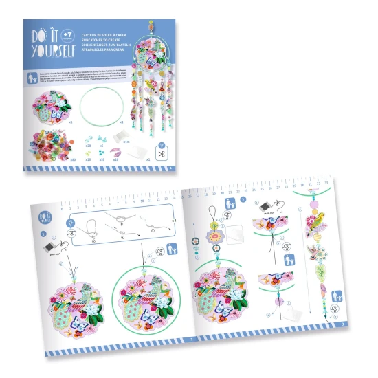 DIY Vyrob si sám Slnečný záves s vtáčikmi