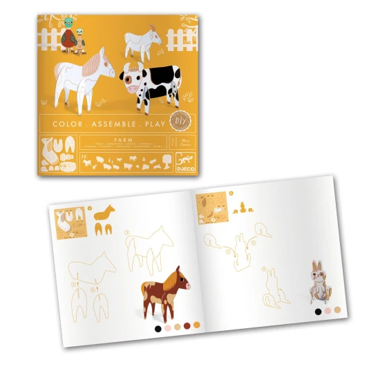 Kartónová 3D kreatívna sada Farma