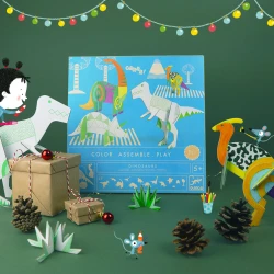 Kartónová 3D kreatívna sada Dinosaury