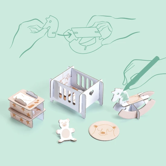 DIY Kreatívna sada Dom pre bábiky