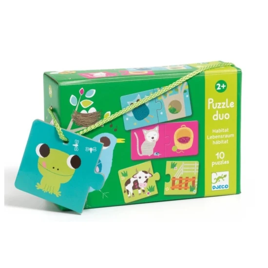 Puzzle duo Kde žijú zvieratká